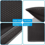 Tapete Para Capturar Arena Para Gatos, Tapete Para Trampa De Arena Para Gatitos Impermeable -16"-20"-